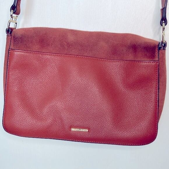 Rebecca Minkoff Rapture Leather Crossbody Shoulder Purse with Fringe - Picture 7 of 12